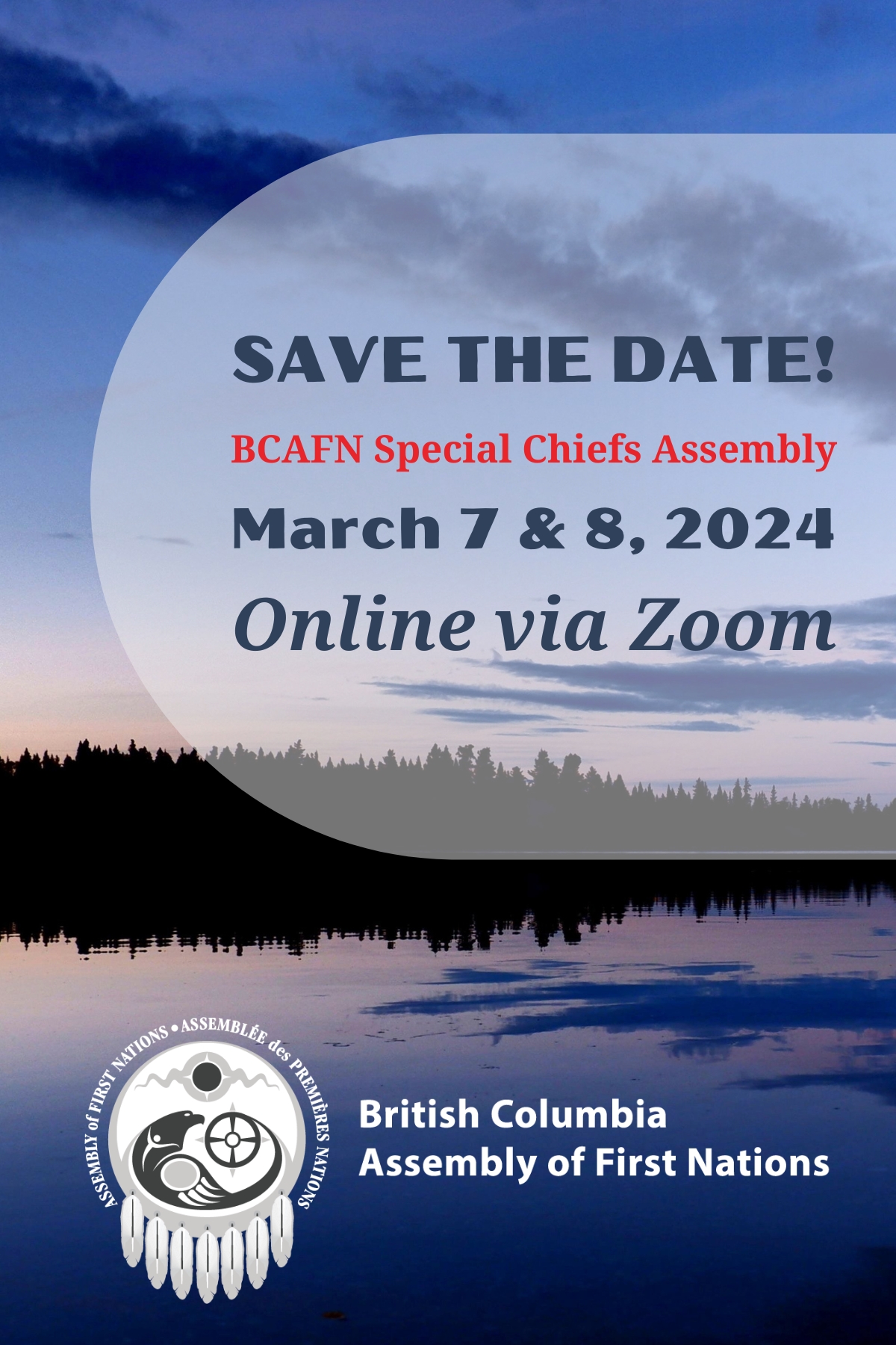 Special Chiefs Assemblies British Columbia Assembly of First Nations